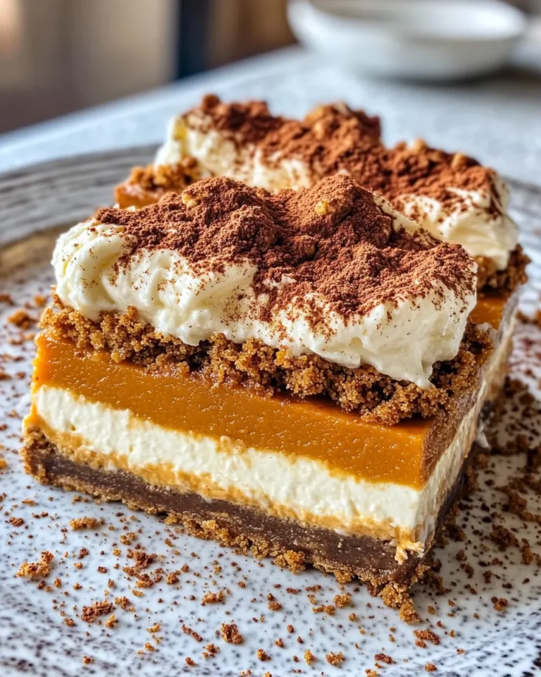 Homemade Pumpkin Cheesecake Bars recipe photo
