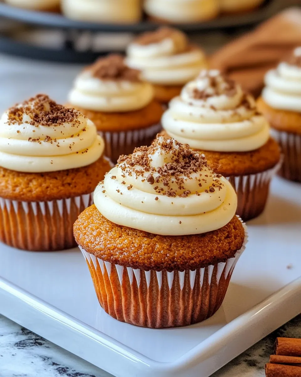 Delicious Pumpkin Spice Cupcakes recipe image