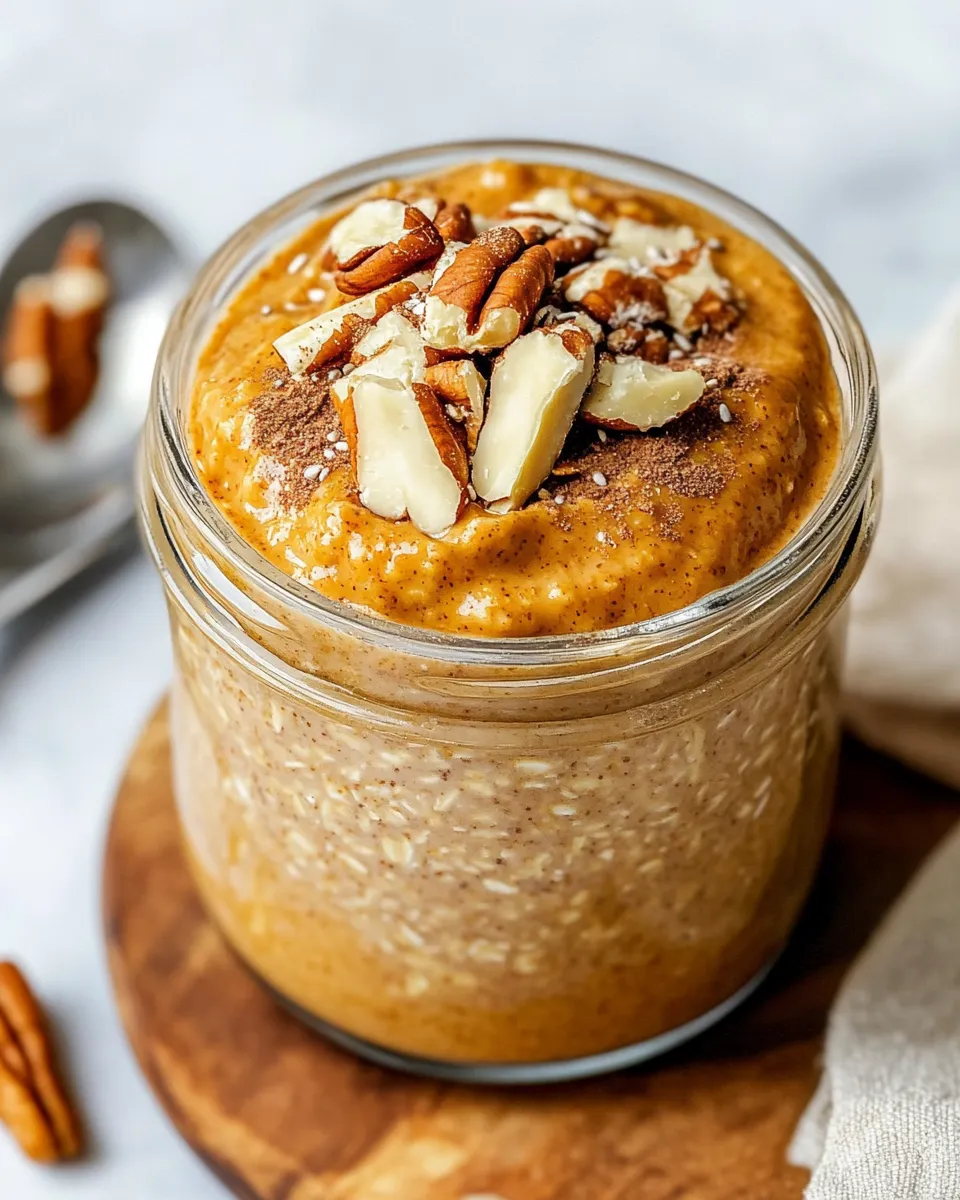 Homemade Pumpkin Spice Overnight Oats photo