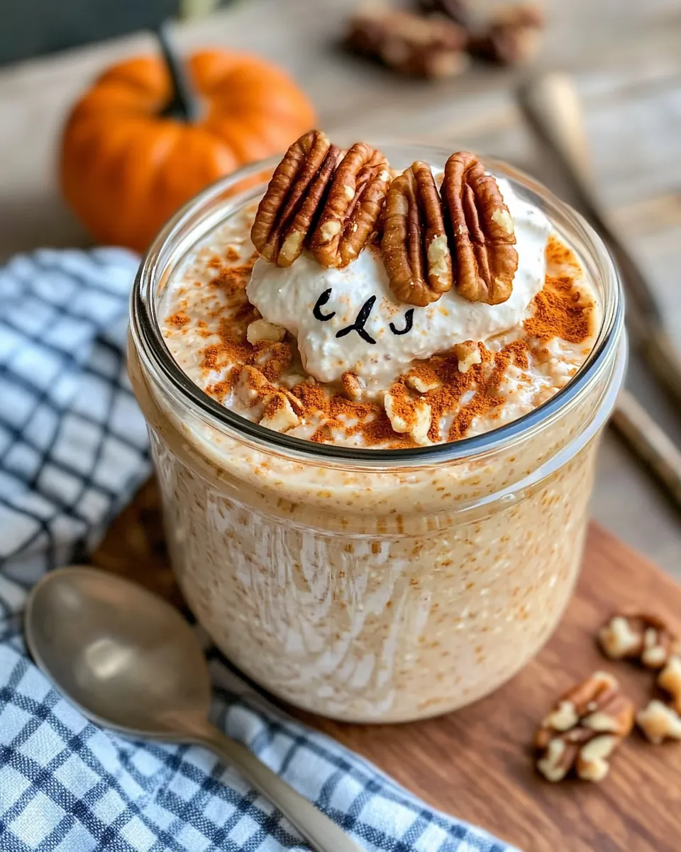Easy Pumpkin Spice Overnight Oats recipe photo