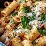 Homemade Quick One Pot Creamy Tomato Rigatoni recipe photo