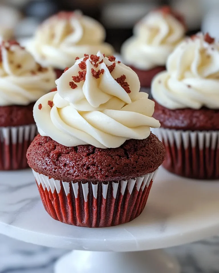 Homemade Red Velvet Cupcakes photo