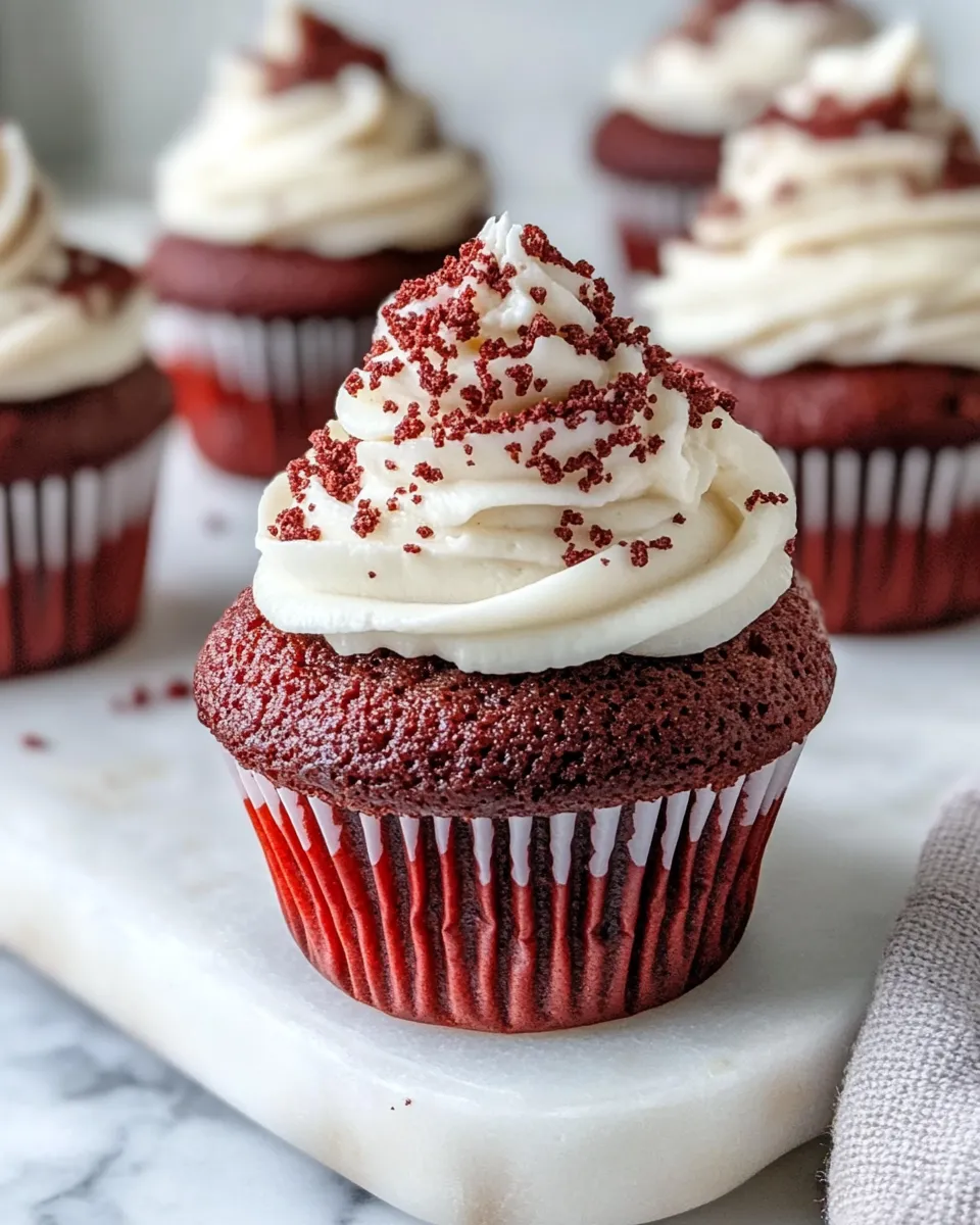 Easy Red Velvet Cupcakes recipe photo