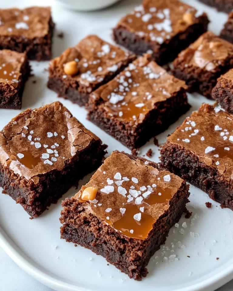 Homemade Salted Caramel Brownies photo