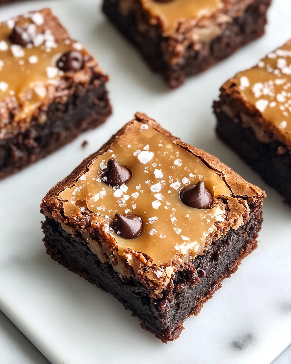 Classic Salted Caramel Brownies image