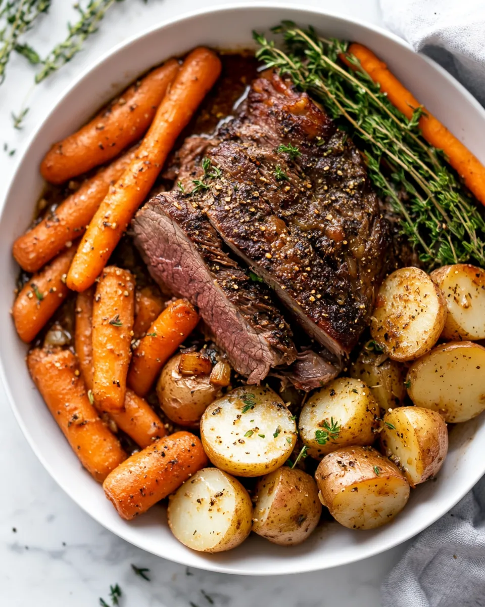 Best Slow Cooker Pot Roast plate image