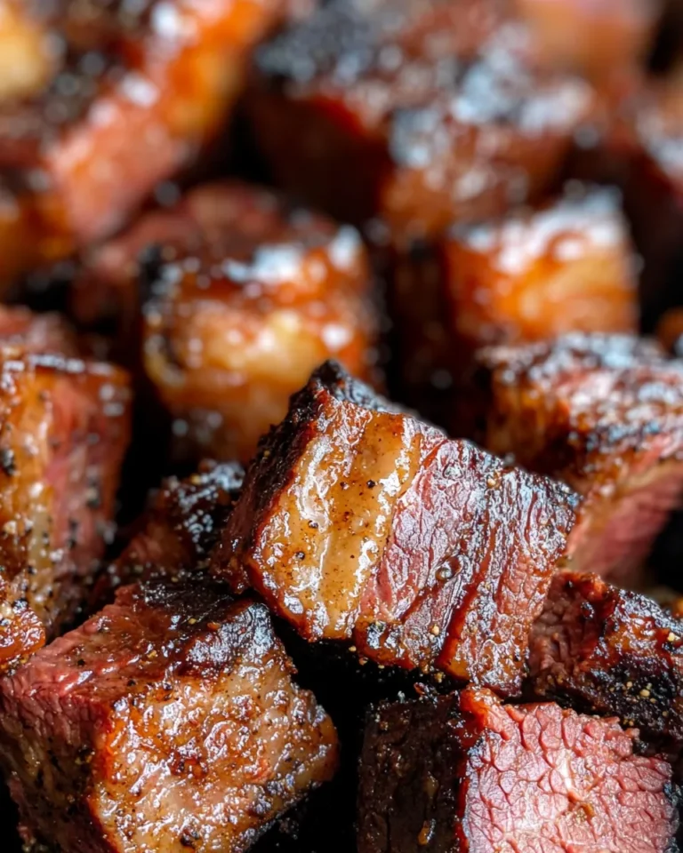 Homemade Smoked Brisket Burnt Ends photo