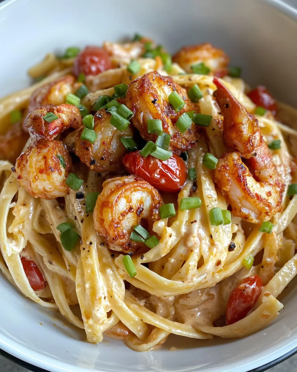 Homemade Spicy Cajun Crawfish Pasta recipe photo