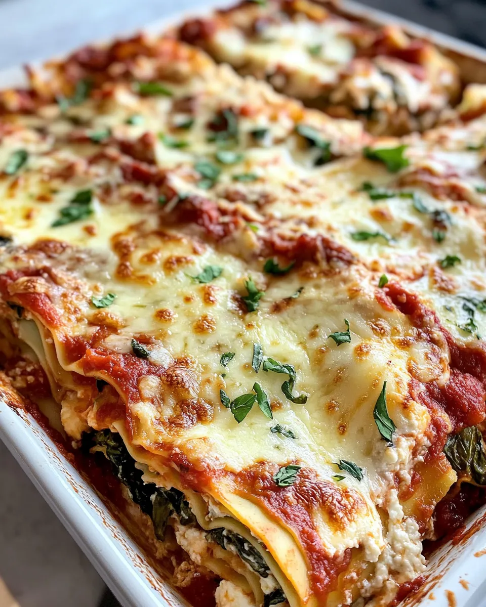 Homemade Spinach Artichoke Lasagna Bake recipe photo