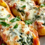 Homemade Spinach and Ricotta Stuffed Shells recipe photo