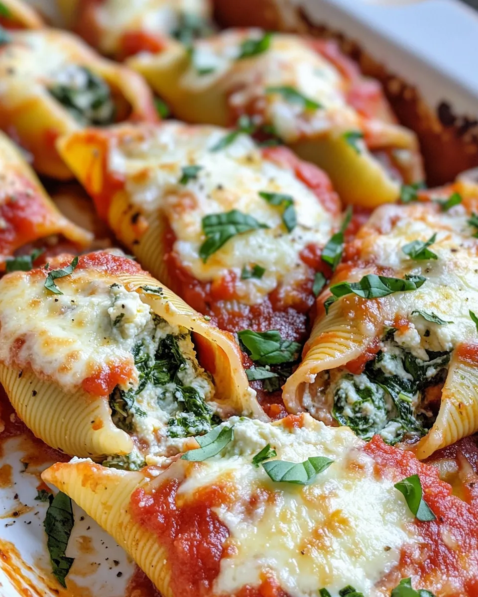 Delicious Spinach and Ricotta Stuffed Shells picture