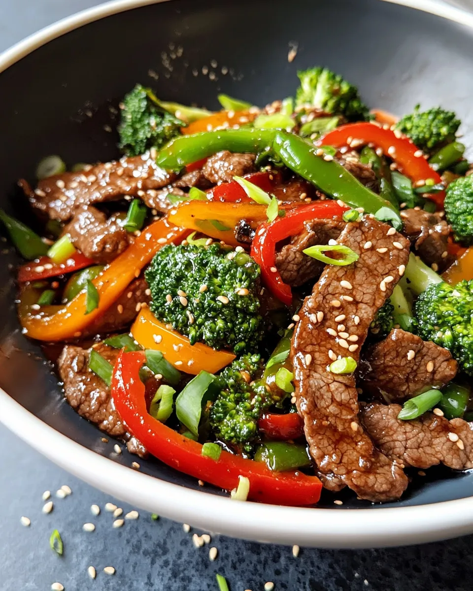 Classic Sticky Honey Soy Beef Stir-Fry in 20 dish photo