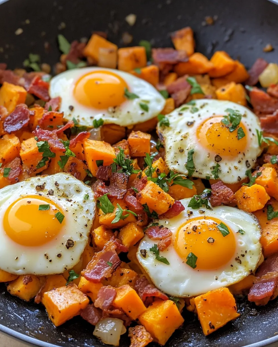 Delicious Sweet Potato Breakfast Hash plate image