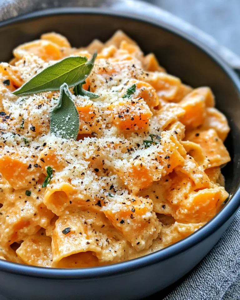 Homemade Sweet Potato Creamy Sage Pasta photo