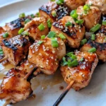 Homemade Teriyaki Chicken Skewers photo