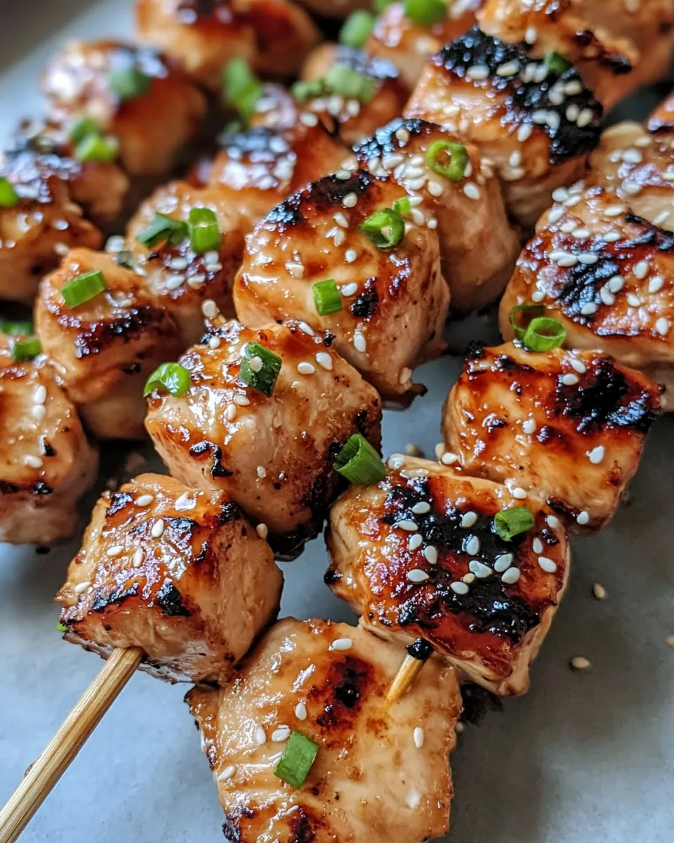 Classic Teriyaki Chicken Skewers image