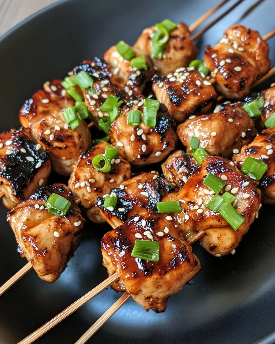 Delicious Teriyaki Chicken Skewers dish photo