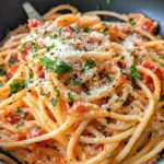 Homemade The Best Creamy Garlic Tomato Pasta recipe photo
