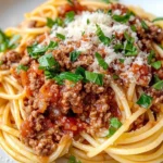 Homemade Traditional Pasta Bolognese Classic photo