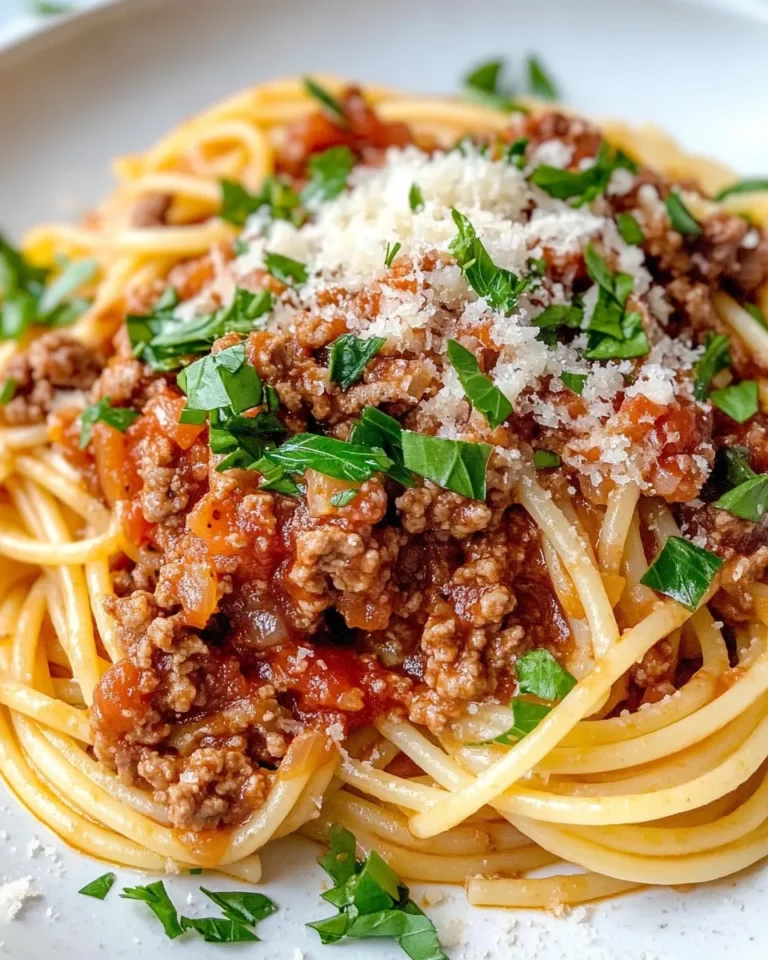 Homemade Traditional Pasta Bolognese Classic photo