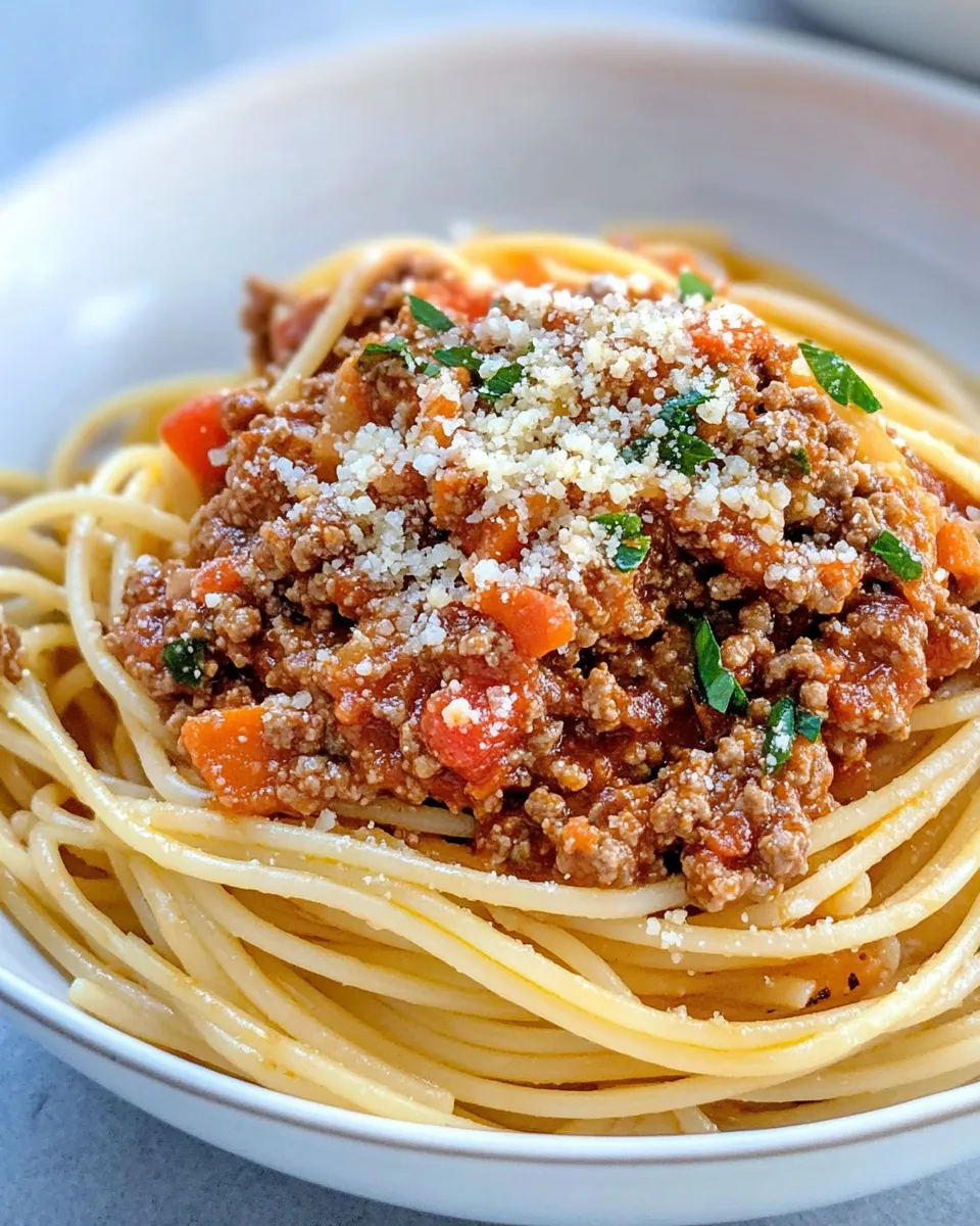 Easy Traditional Pasta Bolognese Classic recipe photo