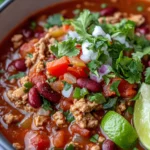 Homemade Turkey Chili with Beans recipe photo