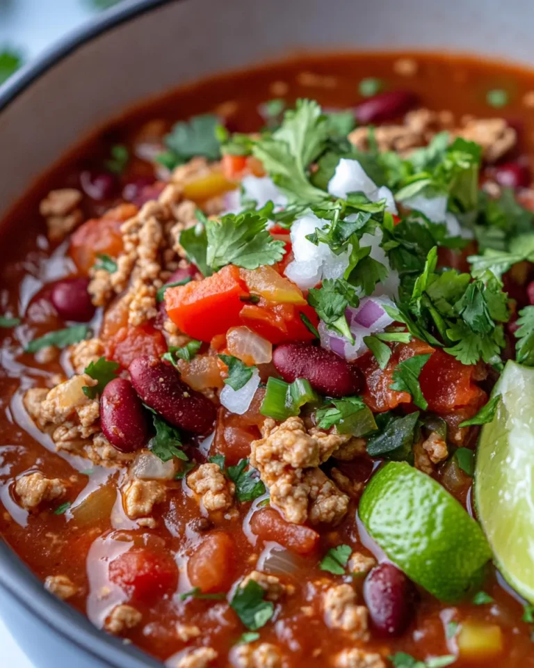 Homemade Turkey Chili with Beans recipe photo