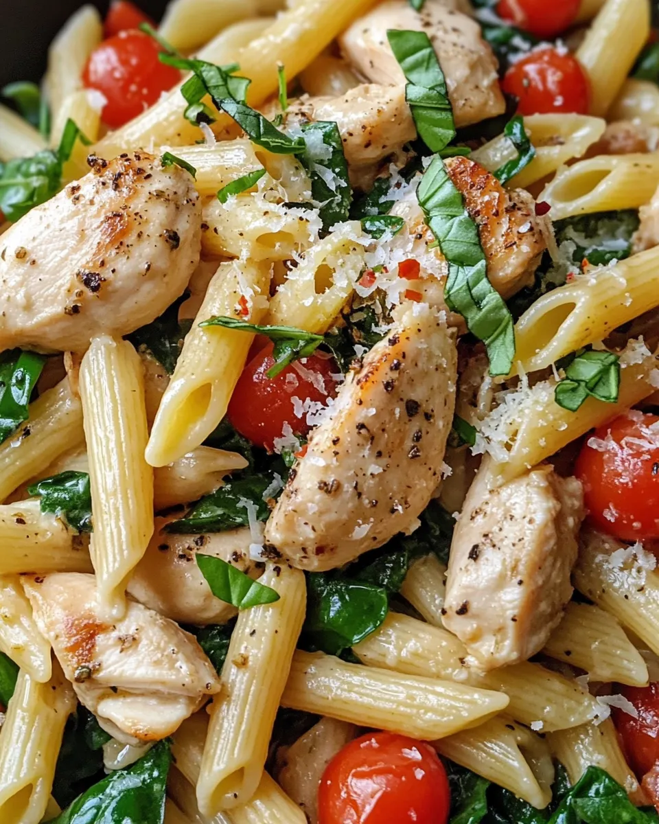 Easy Tuscan Garlic Chicken Pasta recipe photo