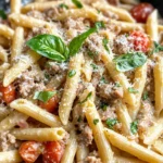 Easy Weeknight Creamy Sausage Pasta photo