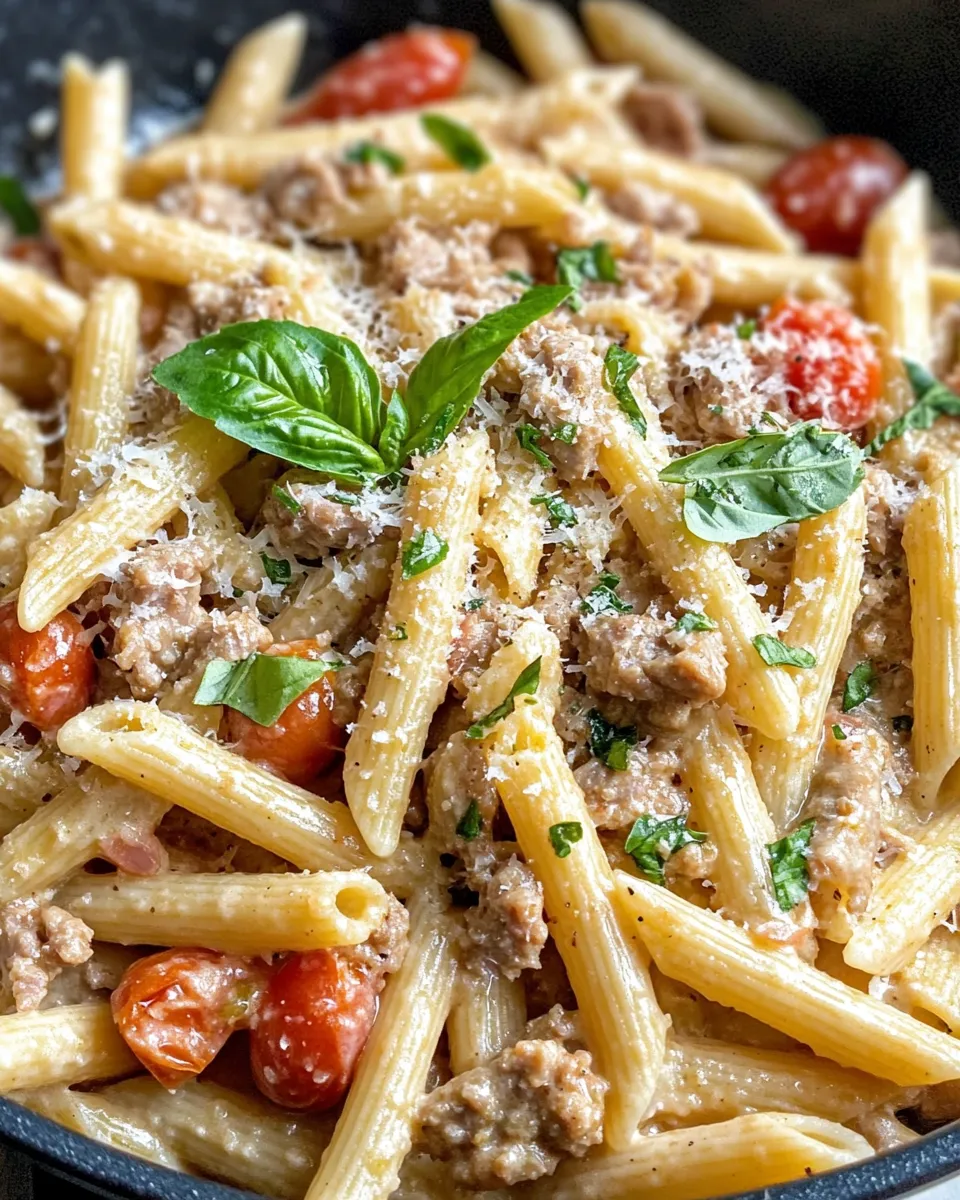 Easy Weeknight Creamy Sausage Pasta photo