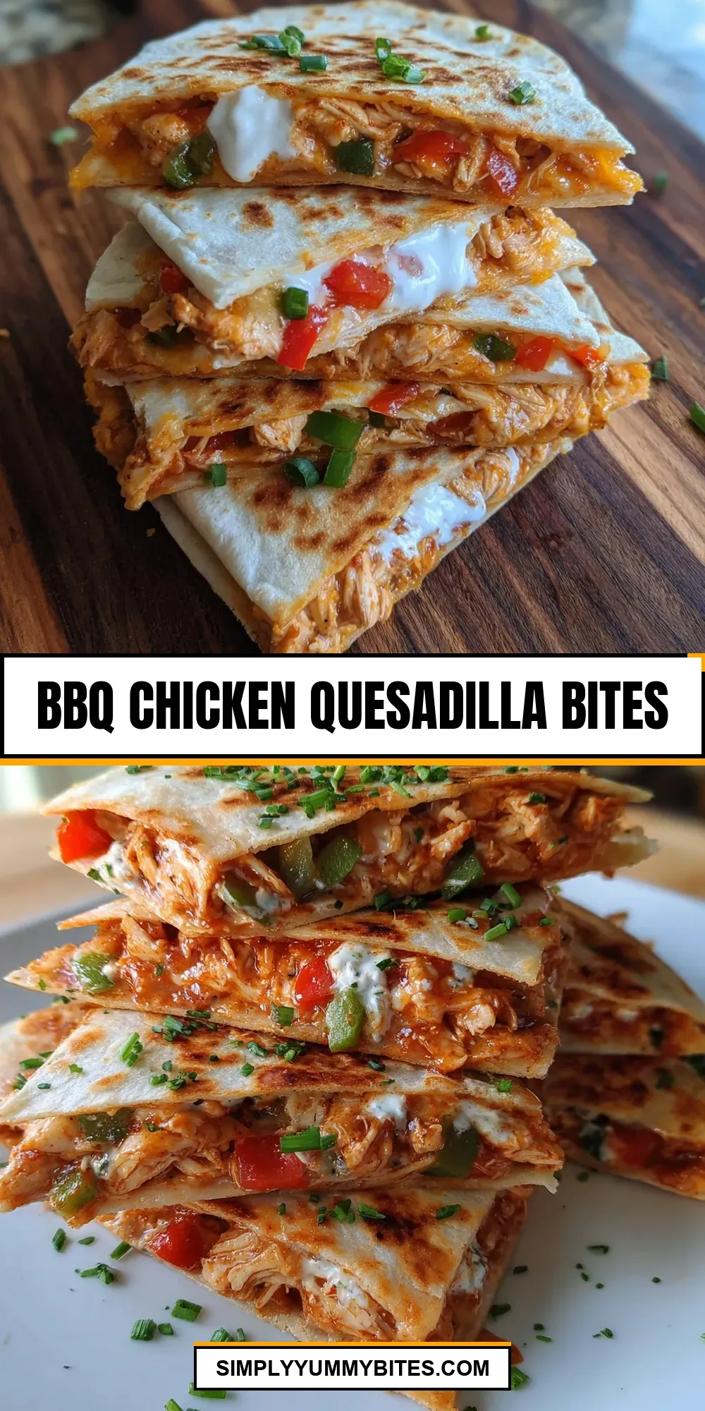 Easy Bbq Chicken Quesadilla Bites Recipe