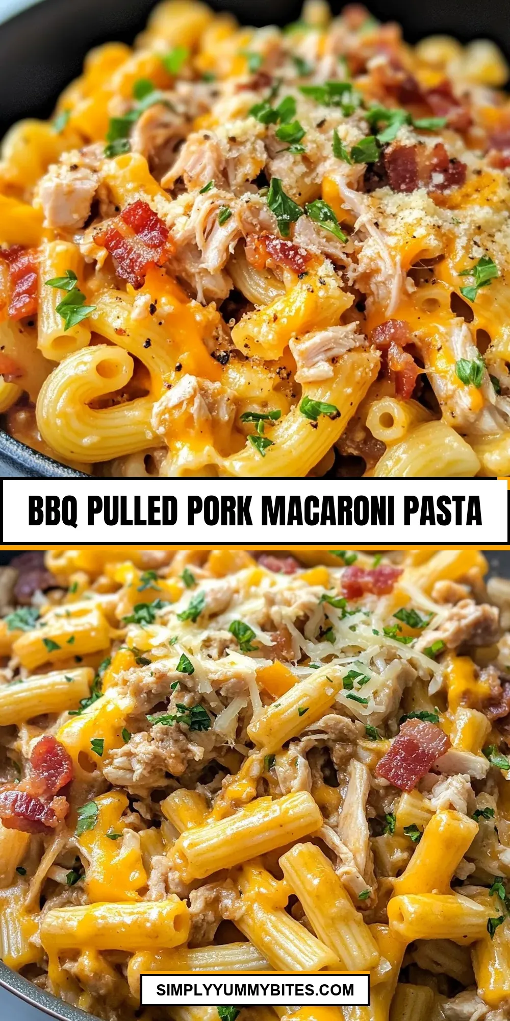 The Best Bbq Pulled Pork Macaroni Pasta Ever
