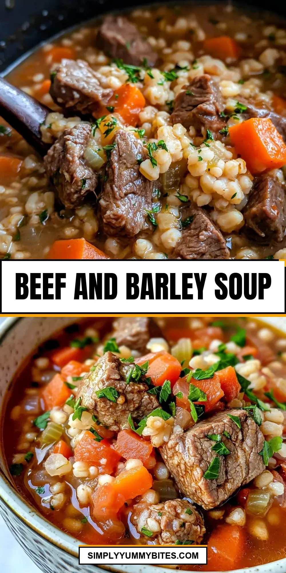 Beef And Barley Soup (Homemade & Delicious)