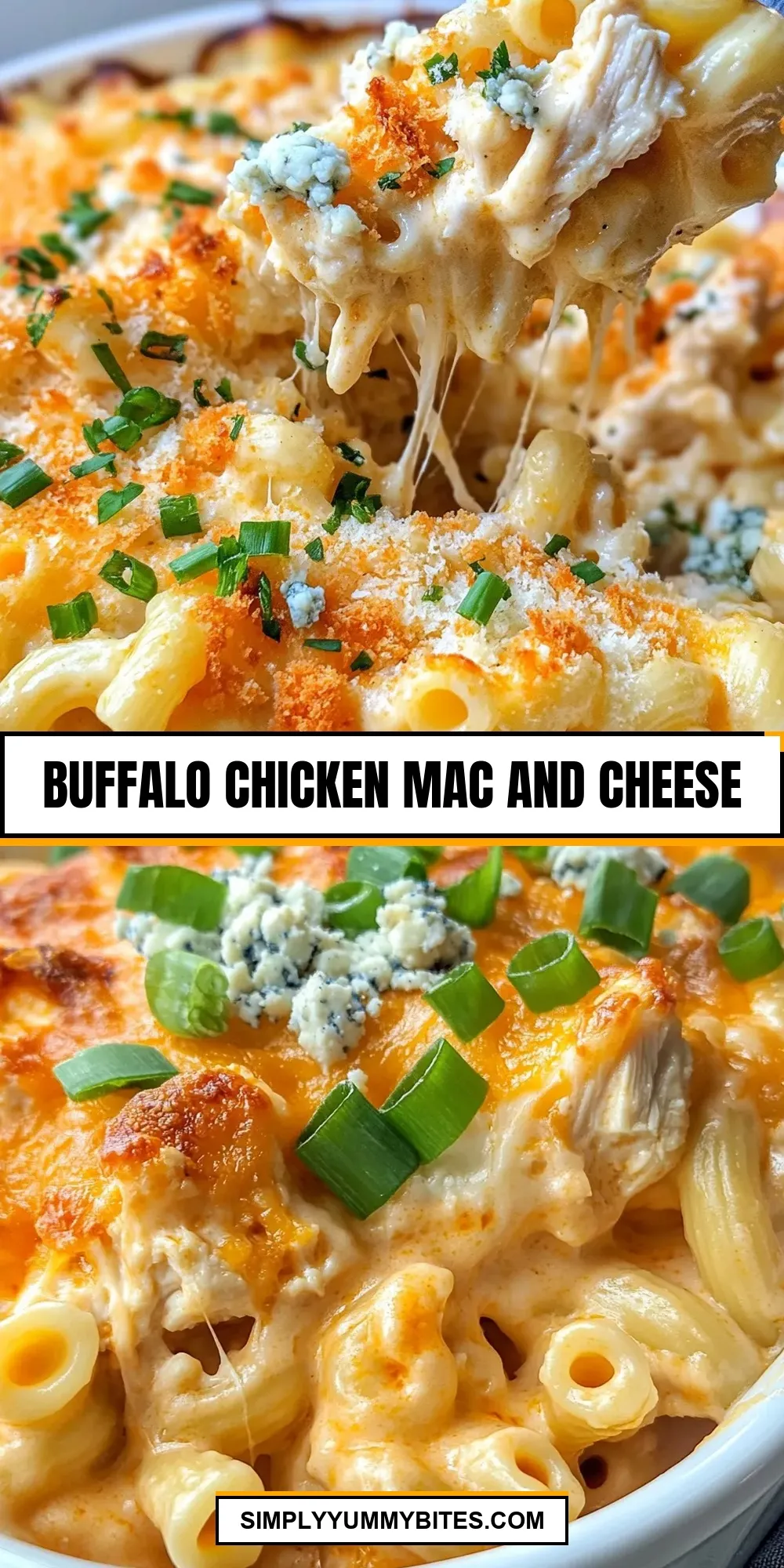 Easy Buffalo Chicken Mac And Cheese Recipe