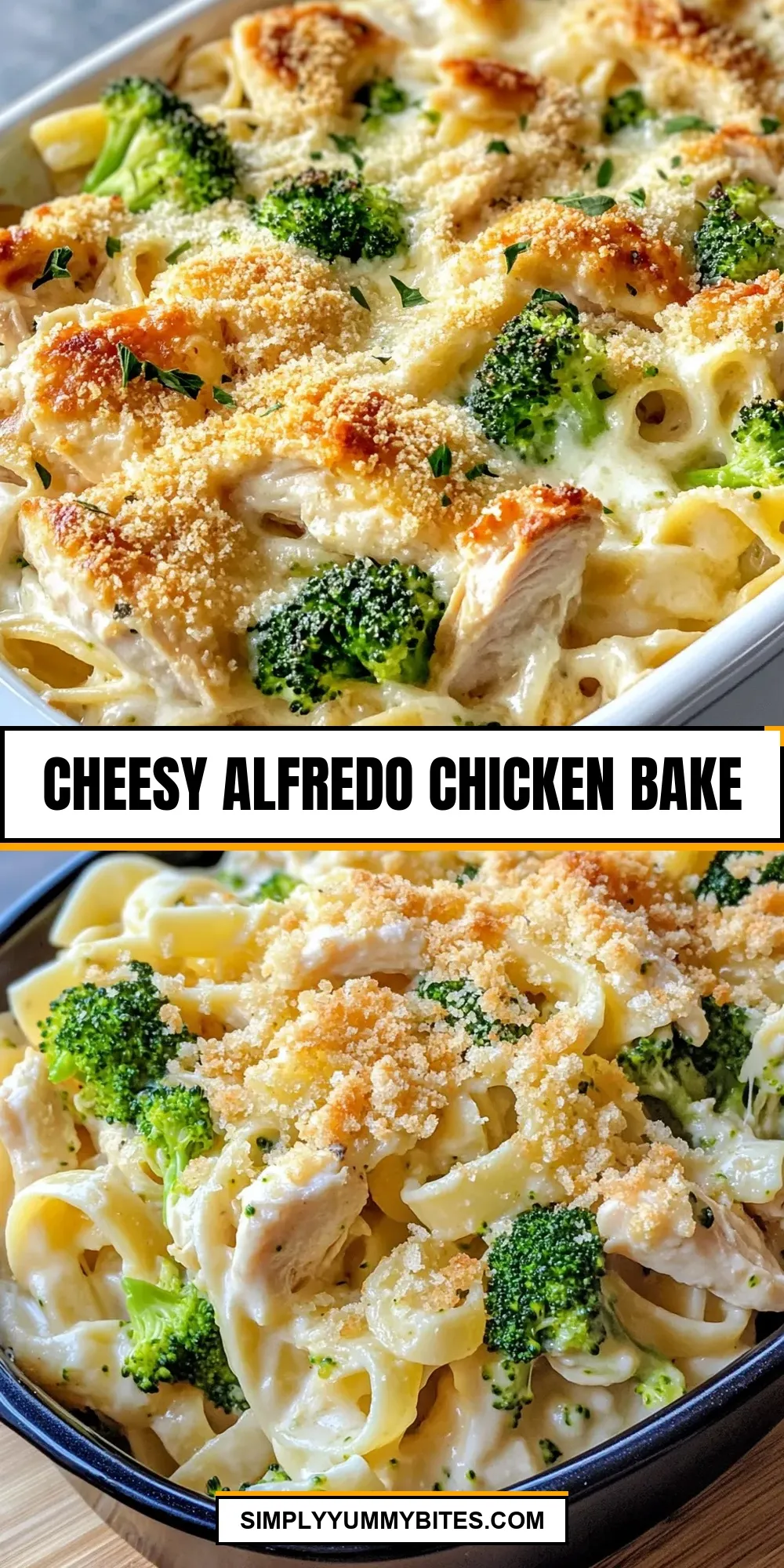 Cheesy Alfredo Chicken Bake Recipe