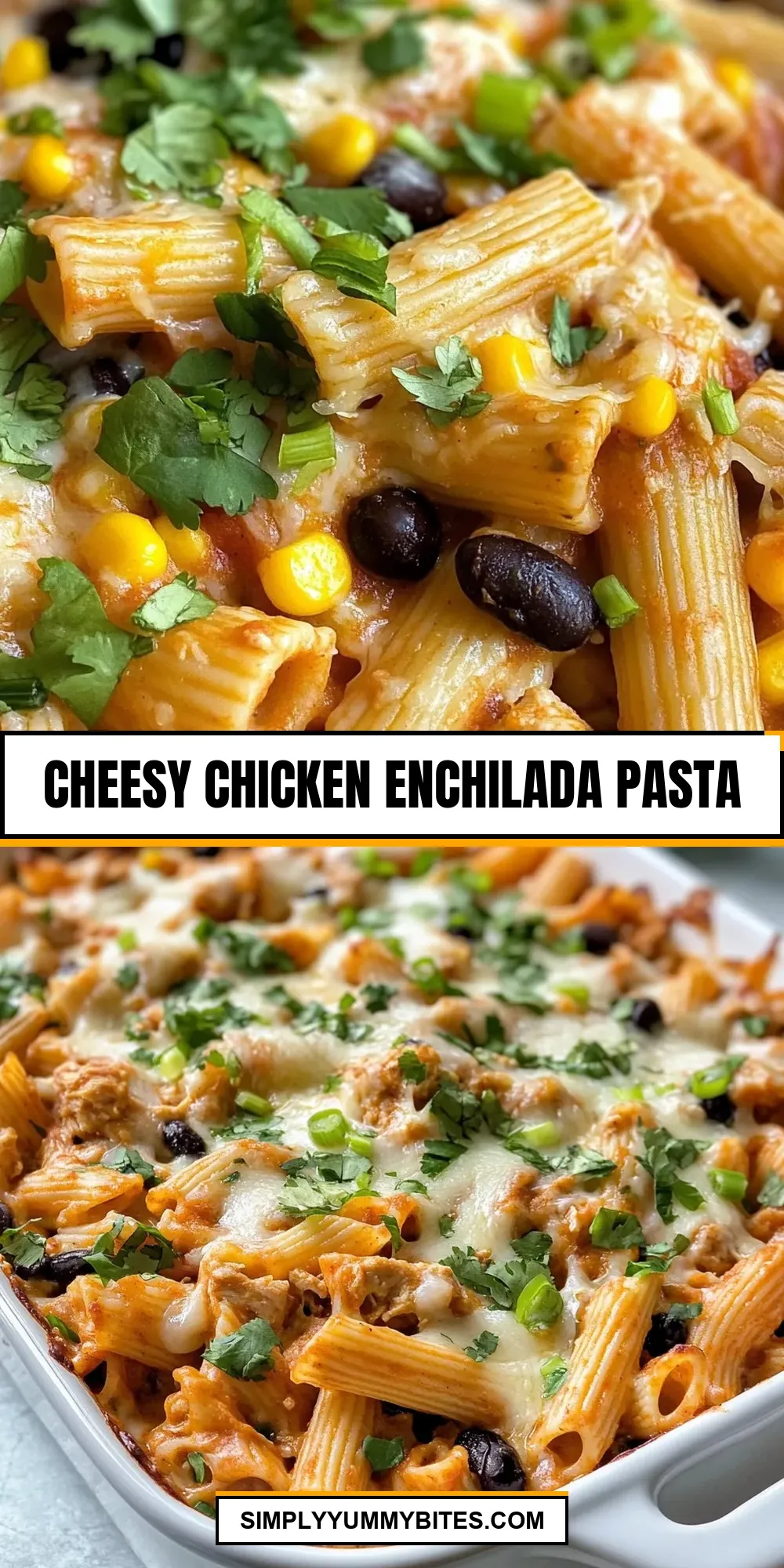 Cheesy Chicken Enchilada Pasta (Savory & Delicious)
