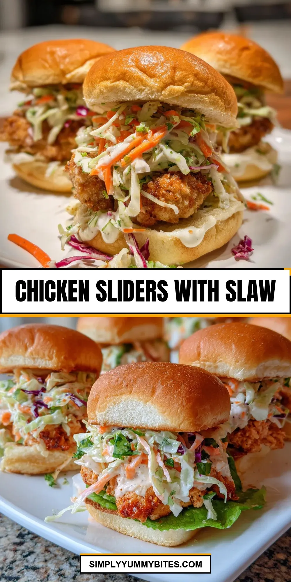 Chicken Sliders With Slaw Recipe