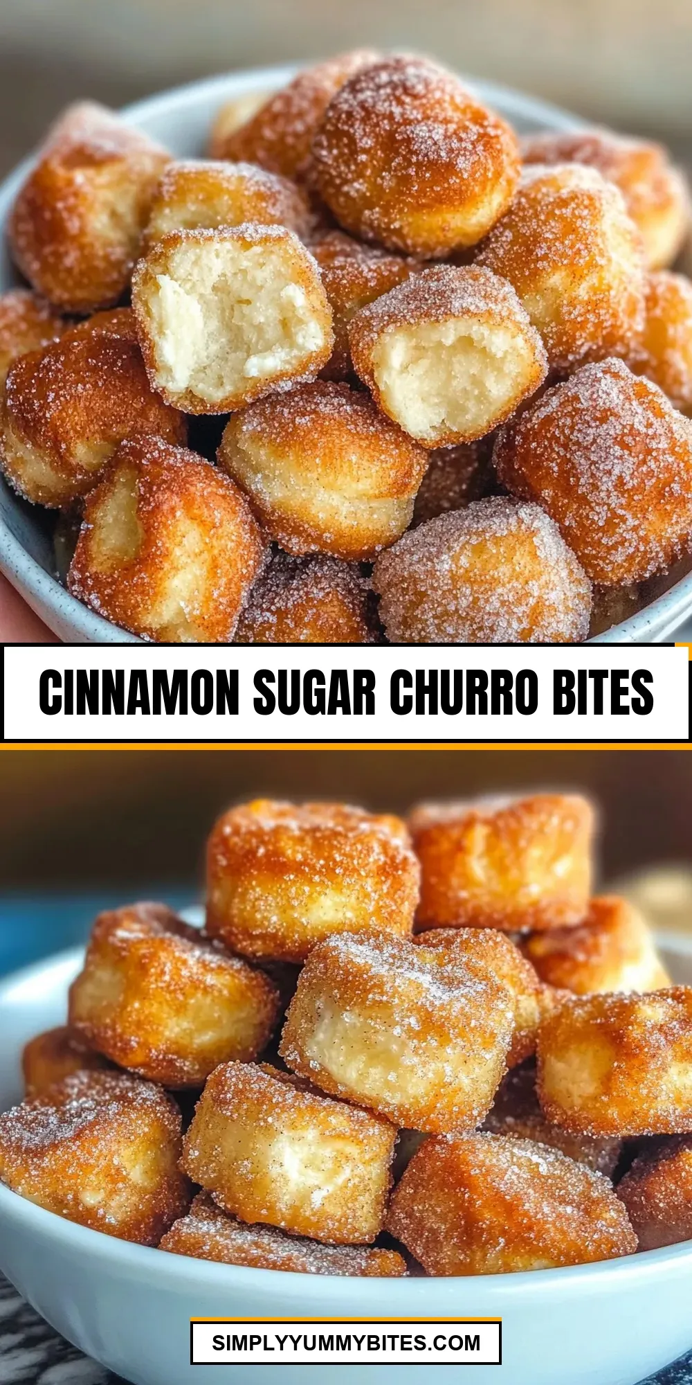 How To Make Fresh Cinnamon Sugar Churro Bites