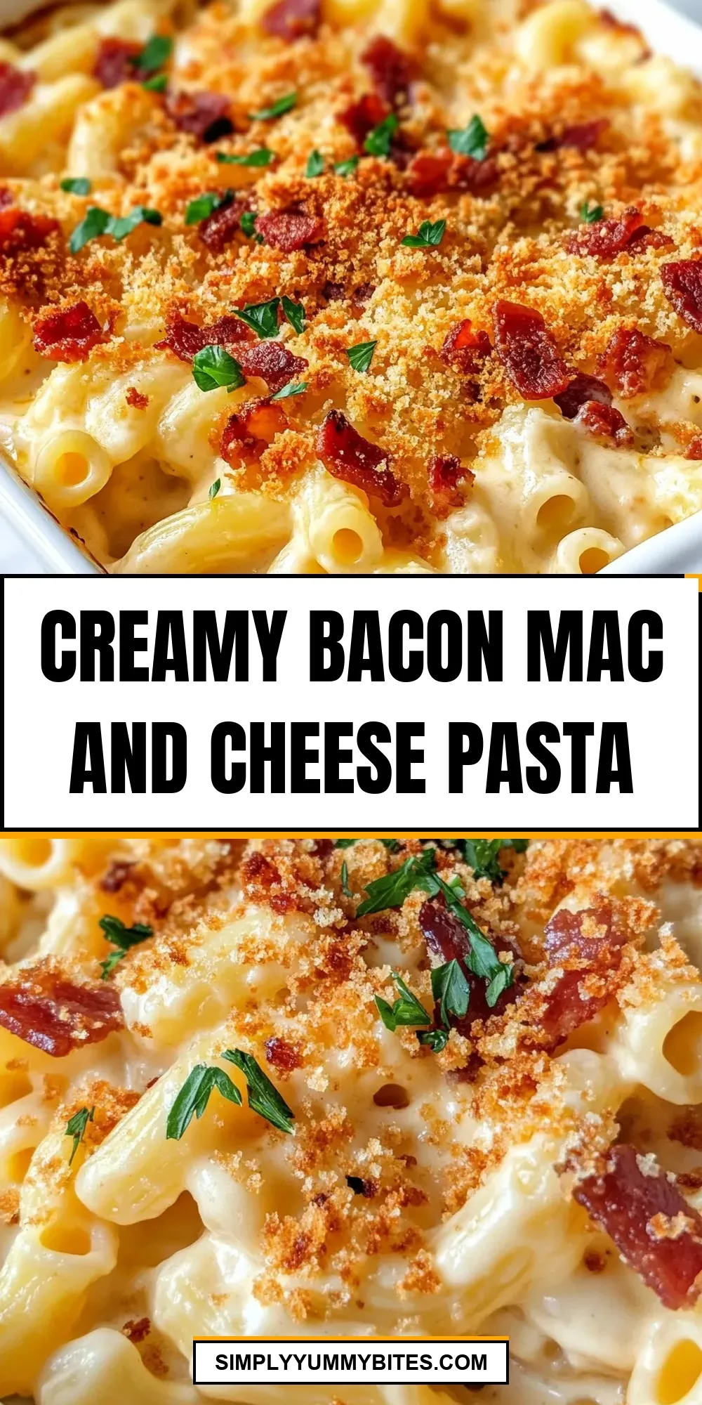 How To Make Creamy Creamy Bacon Mac And Cheese Pasta