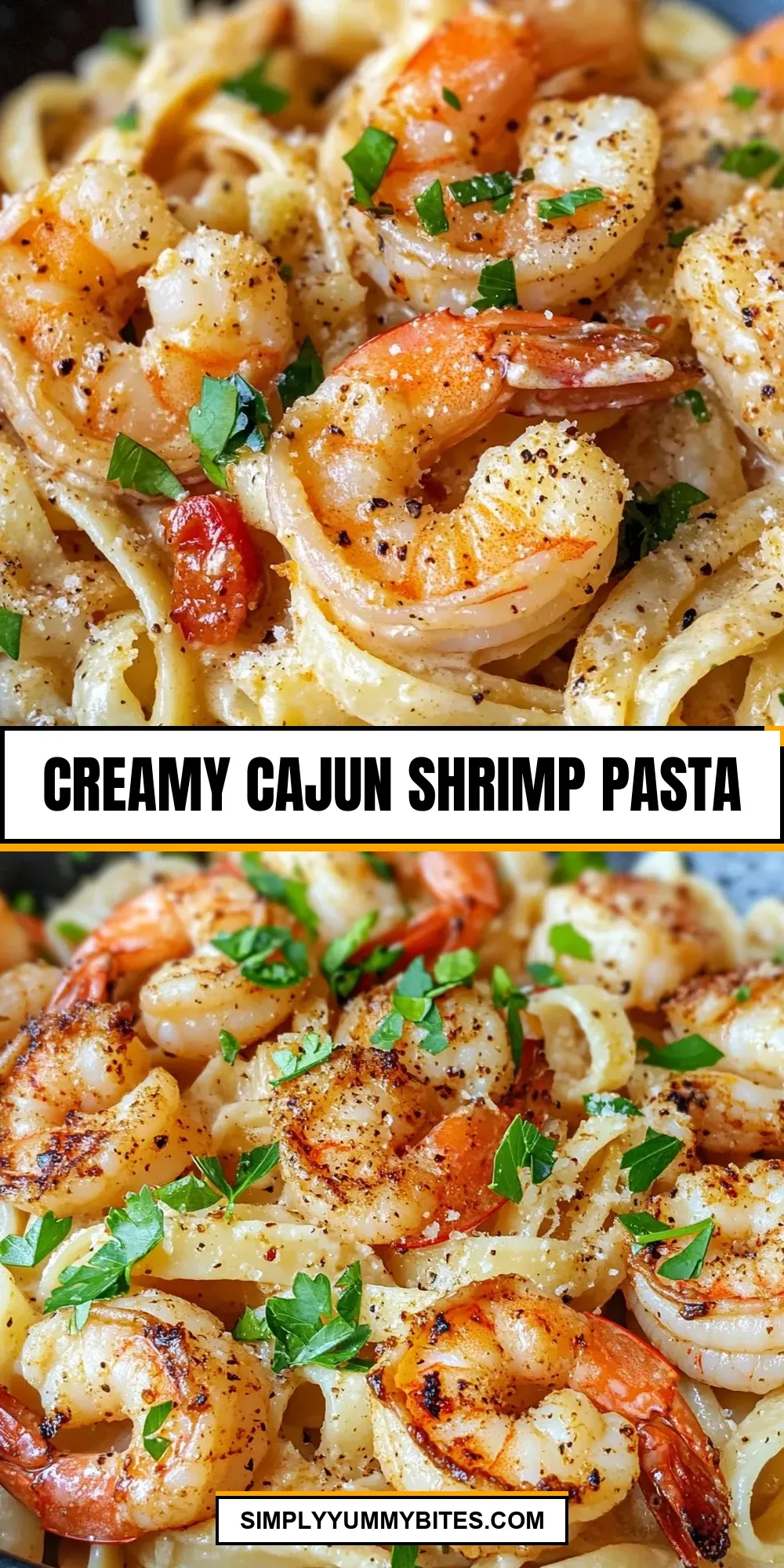 Creamy Cajun Shrimp Pasta Recipe