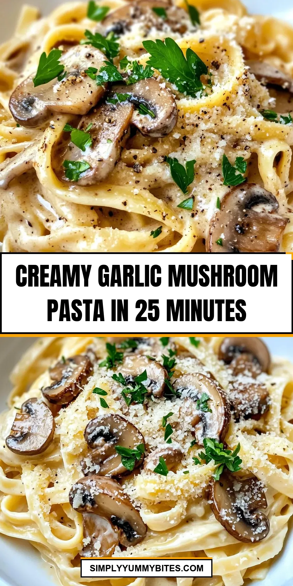 Creamy Garlic Mushroom Pasta In 25 Minutes Recipe