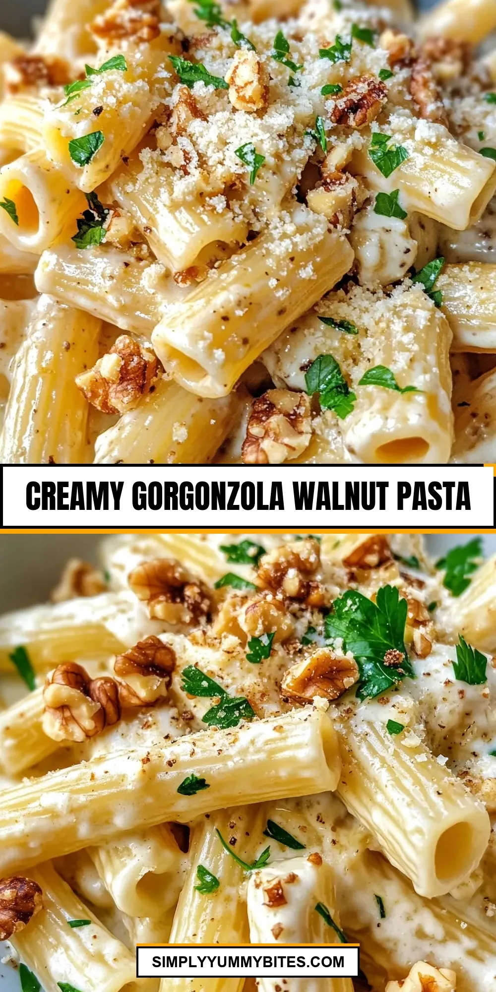 How To Make Simple Creamy Gorgonzola Walnut Pasta