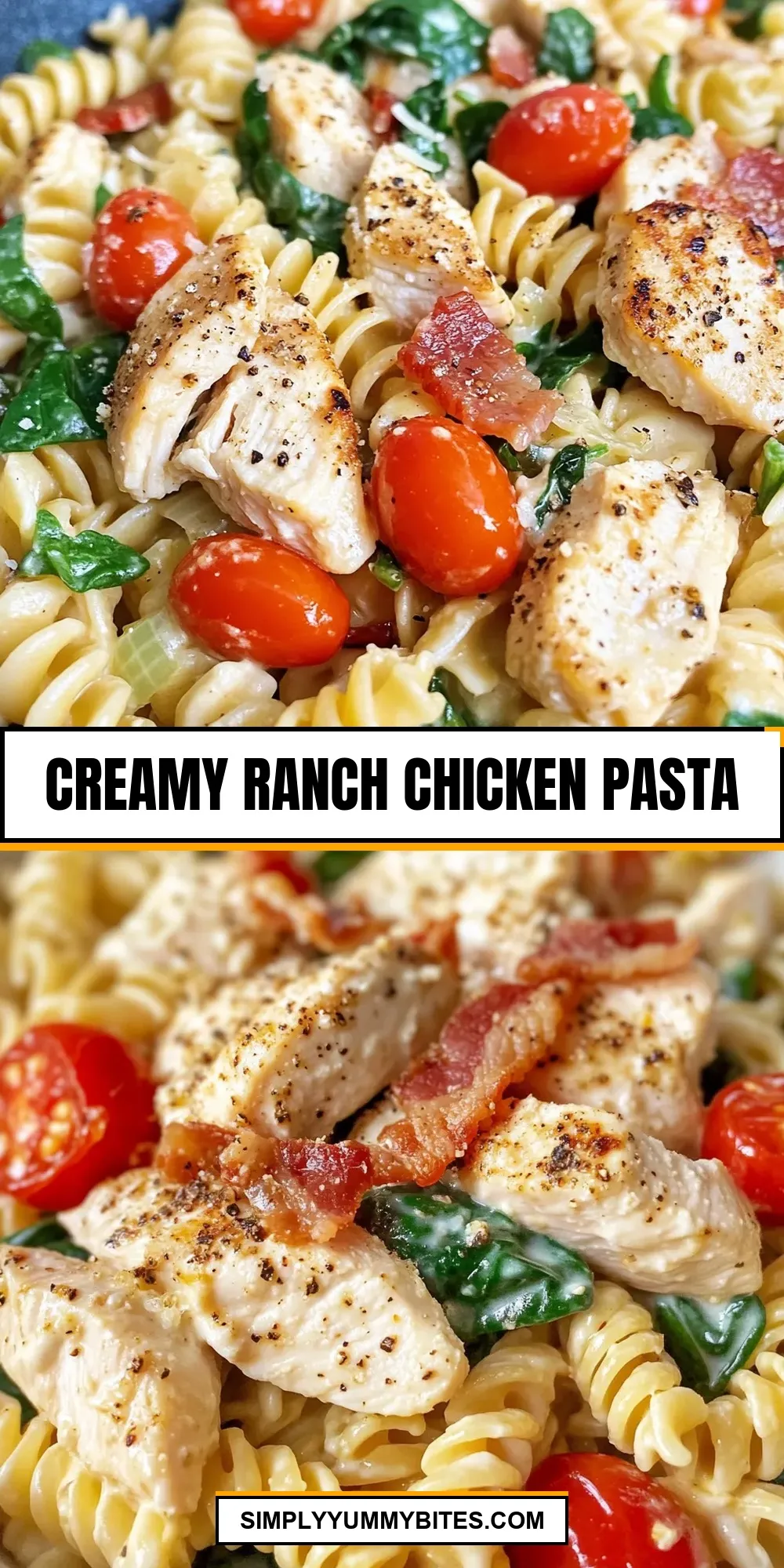 Creamy Ranch Chicken Pasta Recipe