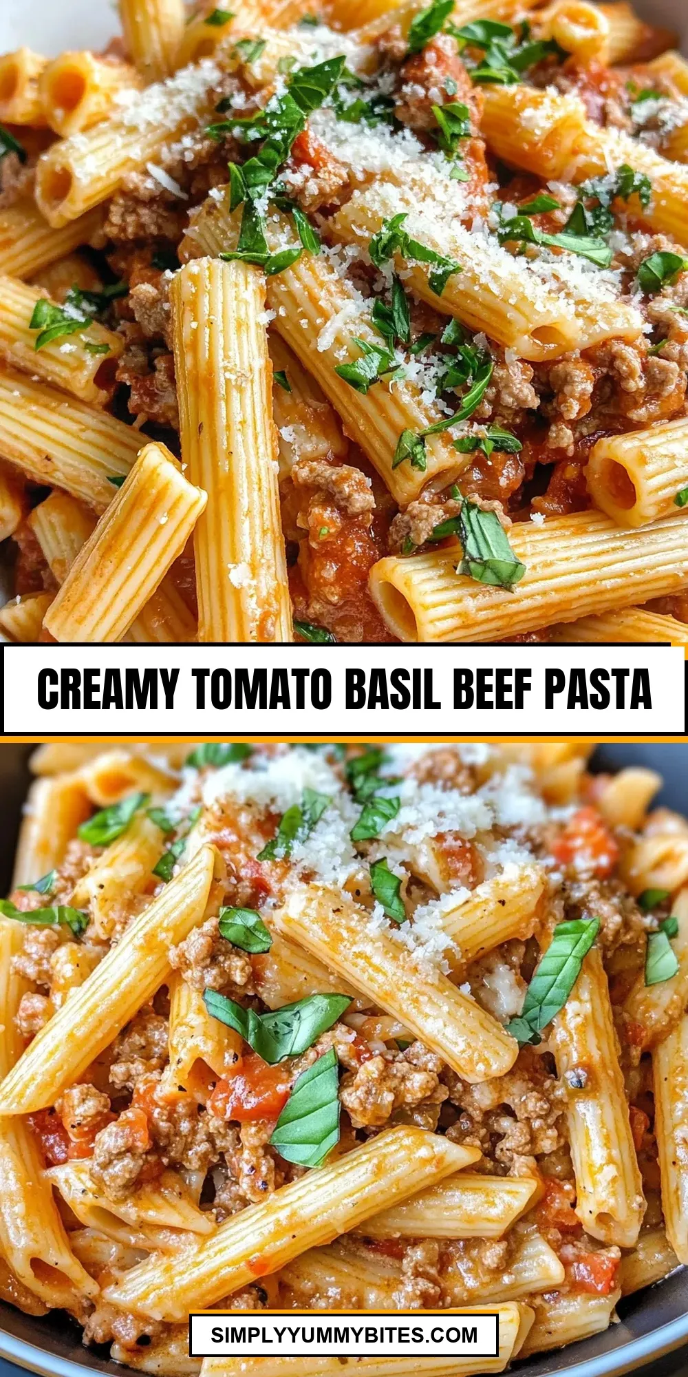 How To Make Savory Creamy Tomato Basil Beef Pasta