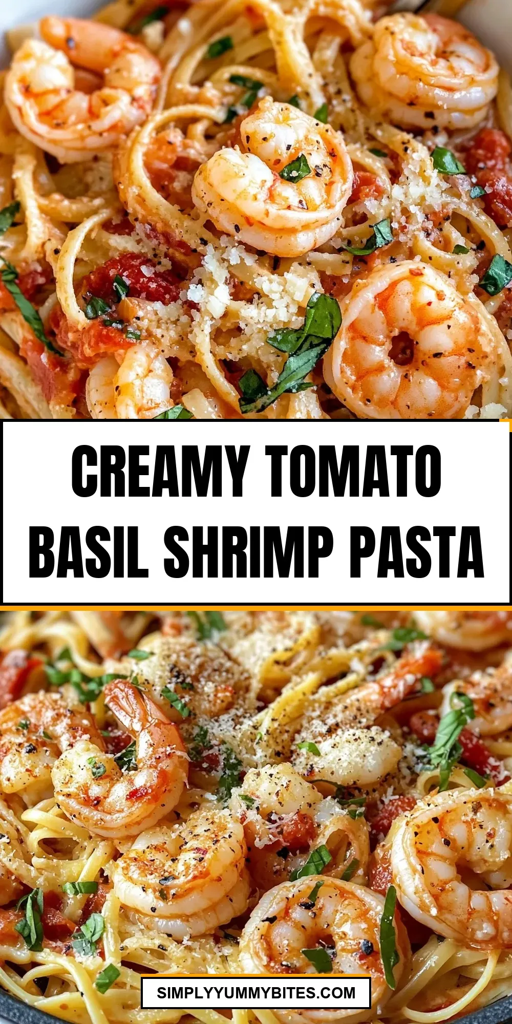 Creamy Tomato Basil Shrimp Pasta (Amazing & Delicious)