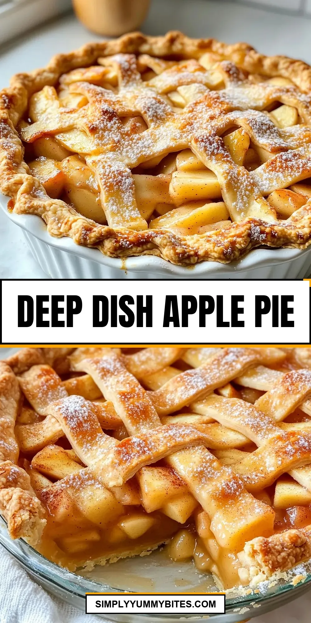 Easy Deep Dish Apple Pie Recipe