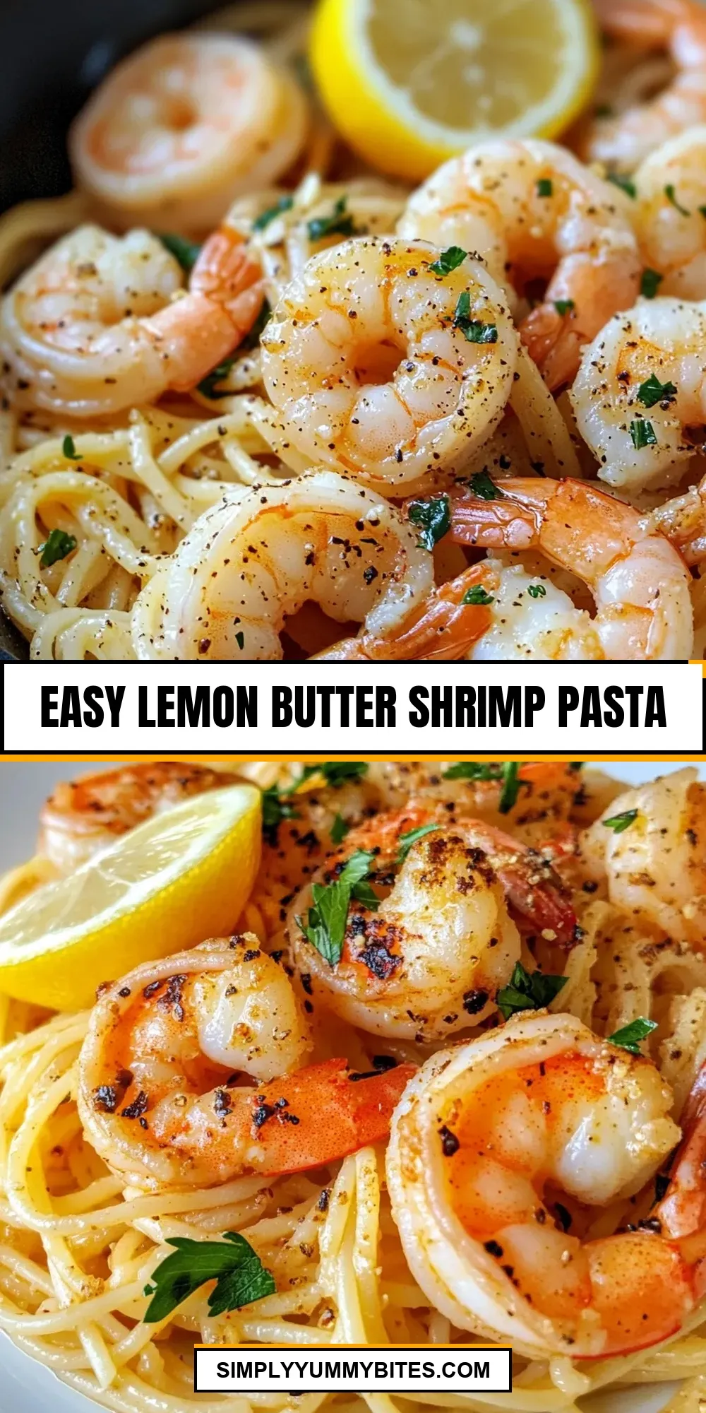 The Best Easy Lemon Butter Shrimp Pasta