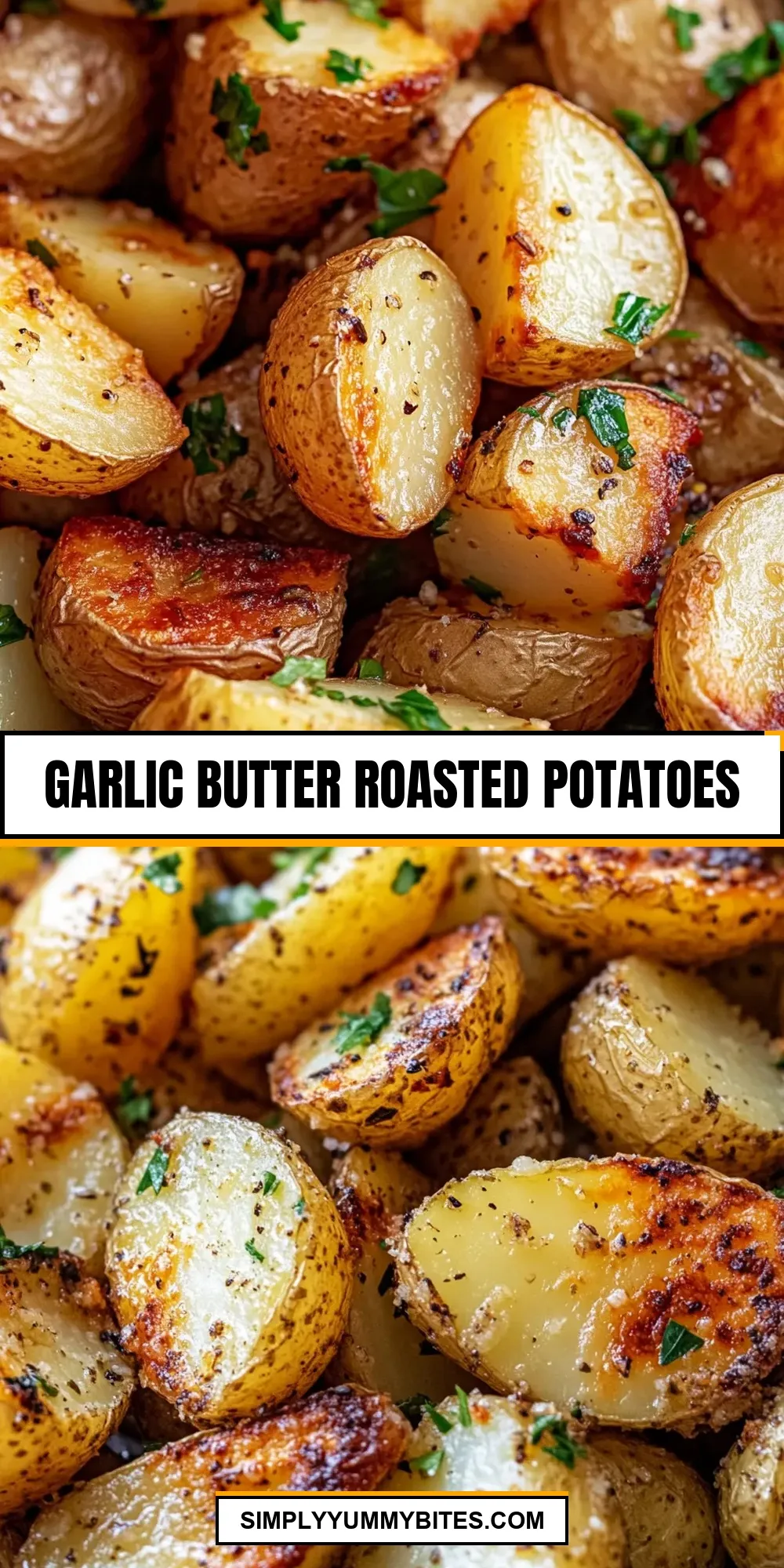 Garlic Butter Roasted Potatoes Recipe