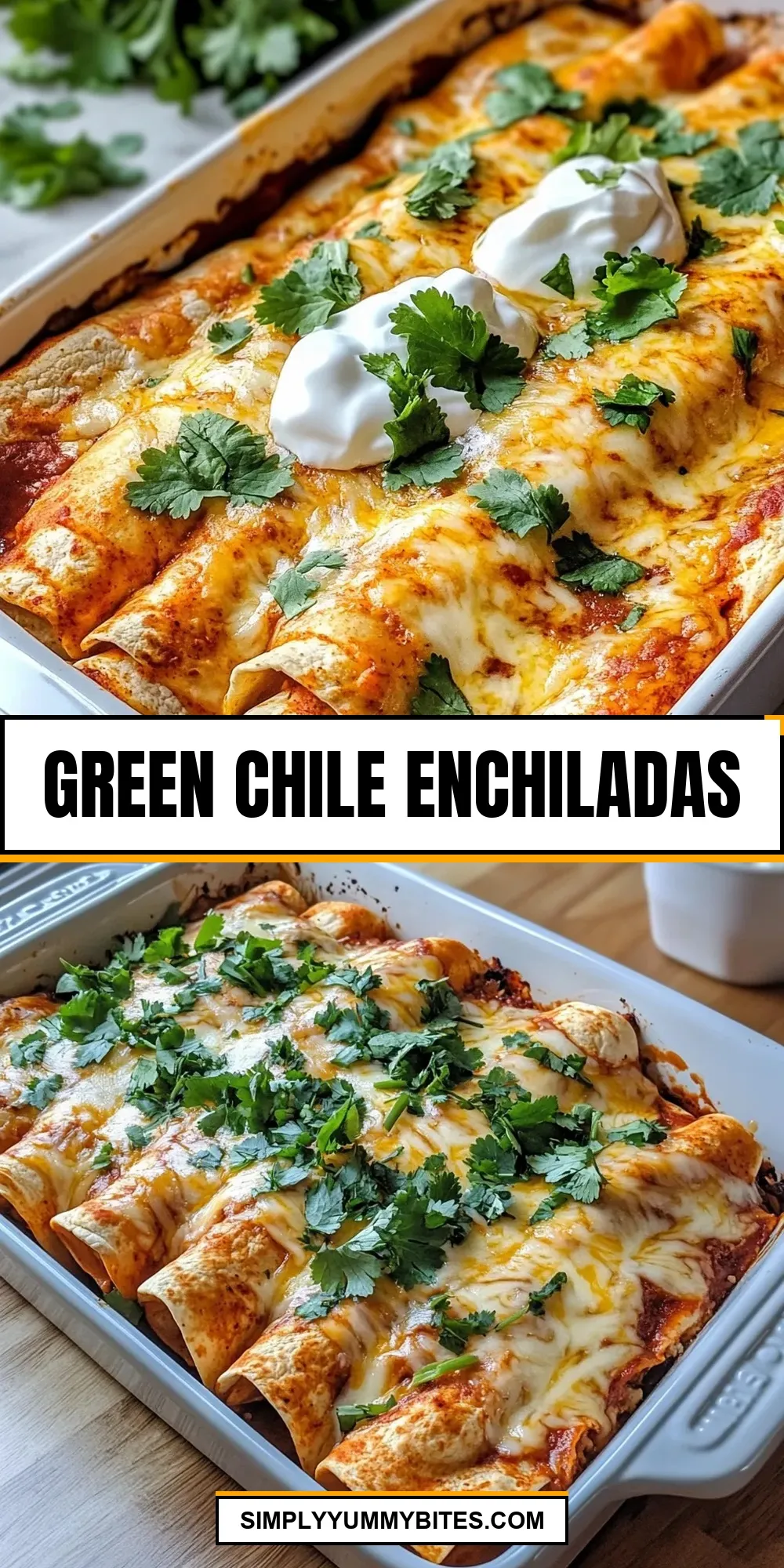 Easy Green Chile Enchiladas Recipe