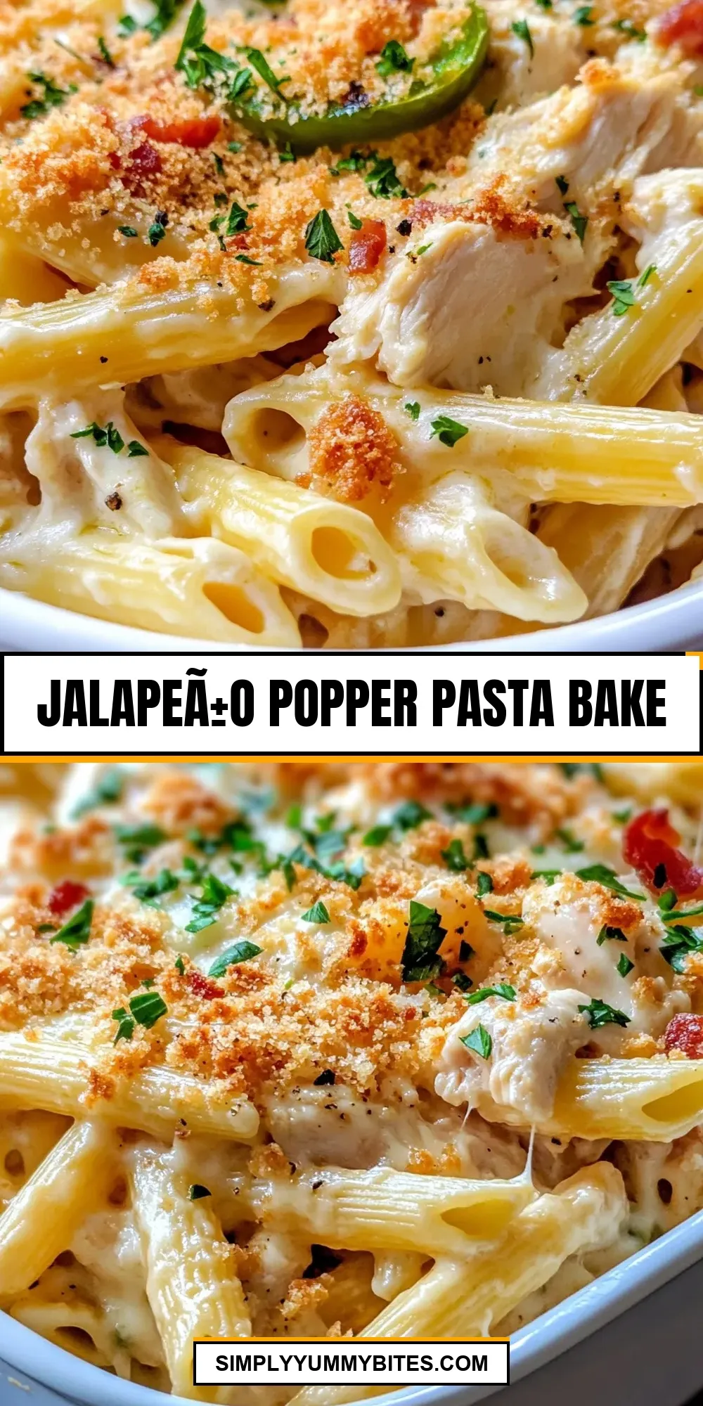 Jalapeã±O Popper Pasta Bake Recipe
